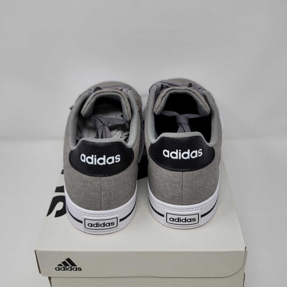 Adidas Daily 3.0 FW3270 Casual Shoes Men's Size 10 Skateboarding Dove Gray Black - Picture 4 of 8